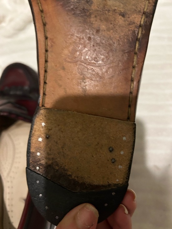 G. H. Bass Weejuns Burgundy Penny Loafers 10 C main image 9